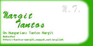 margit tantos business card